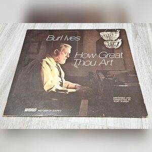 BOGO Burl Ives How Great Thou Art Vinyl Record LP